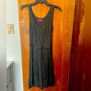 Betsey Johnson Gray Tank Dress